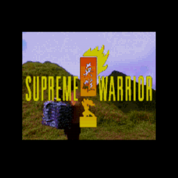 Supreme Warrior (U) Title Screen